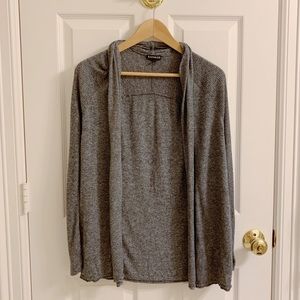 Express heather gray cardigan size S
